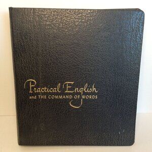 Vintage Text Book 1960 Practical English And Command of Words Adult Education